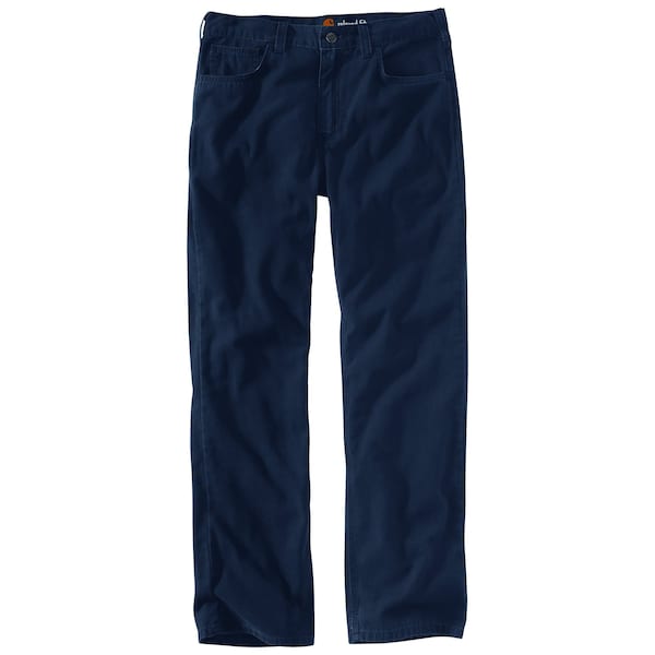 Carhartt Men's BN2517 M RF RlxdFit Cnvs 5 Pkt W W33 L36 Non Denim Relaxed Navy BN2517-M / 102517-I26W33L36 - main